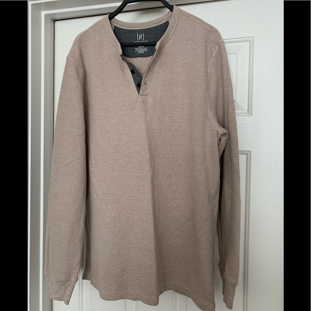 Tan long sleeve shirt